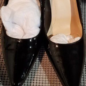Calvin Klein DOLLY pointed toe patent leather pump